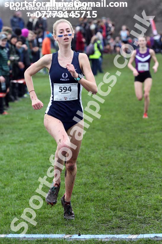 Womens long race  2020 BUCS Cross Country Champs., Edinburgh.  Photo: David T. Hewitson/Sports for All Pics